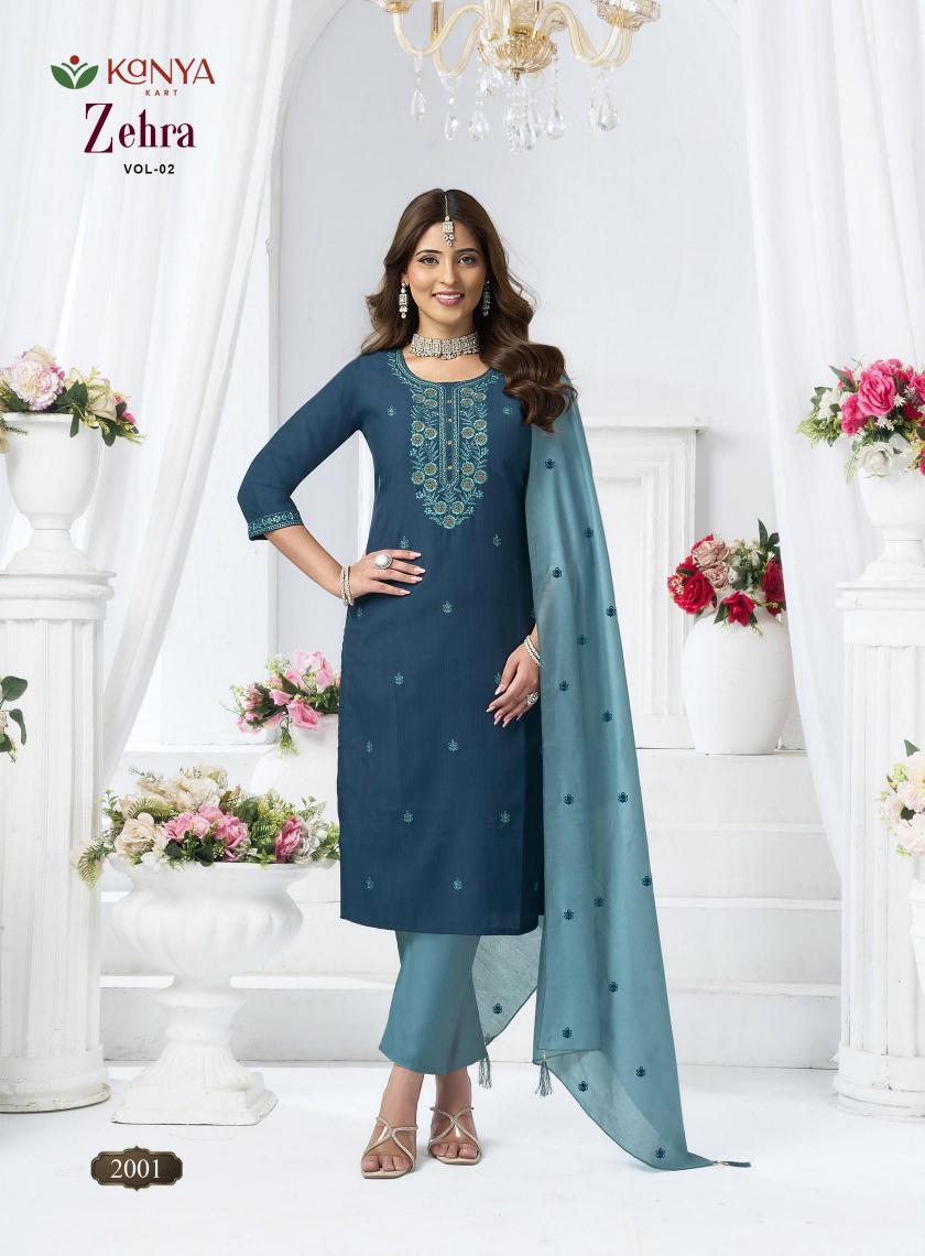 Kanya Zehra vol 2 catalog wholesale ladies kurti in surat