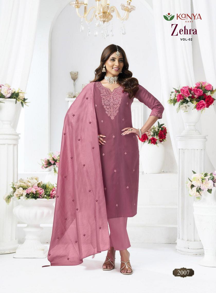 Kanya Zehra vol 2 catalog wholesale ladies kurti in surat