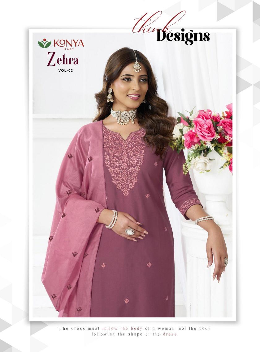 Kanya Zehra vol 2 catalog wholesale ladies kurti in surat