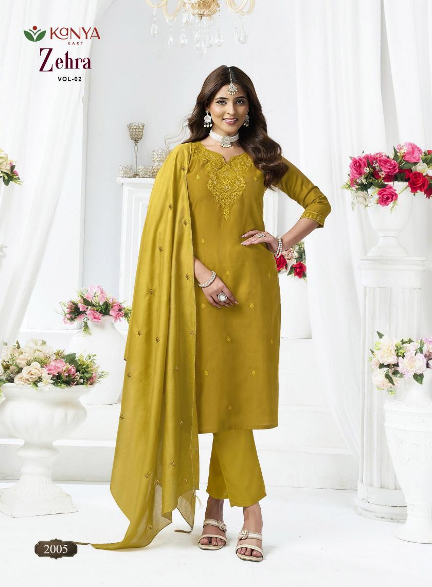 Kanya Zehra vol 2 catalog wholesale ladies kurti in surat