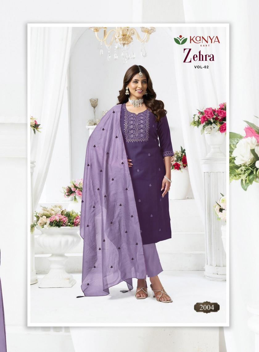 Kanya Zehra vol 2 catalog wholesale ladies kurti in surat