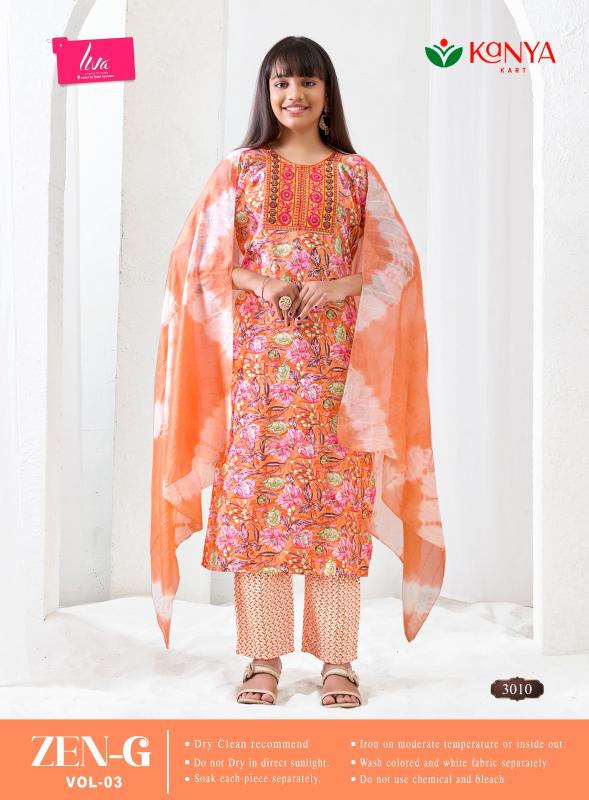 Kanya Zen G vol 3 catalog kids wear wholesale market