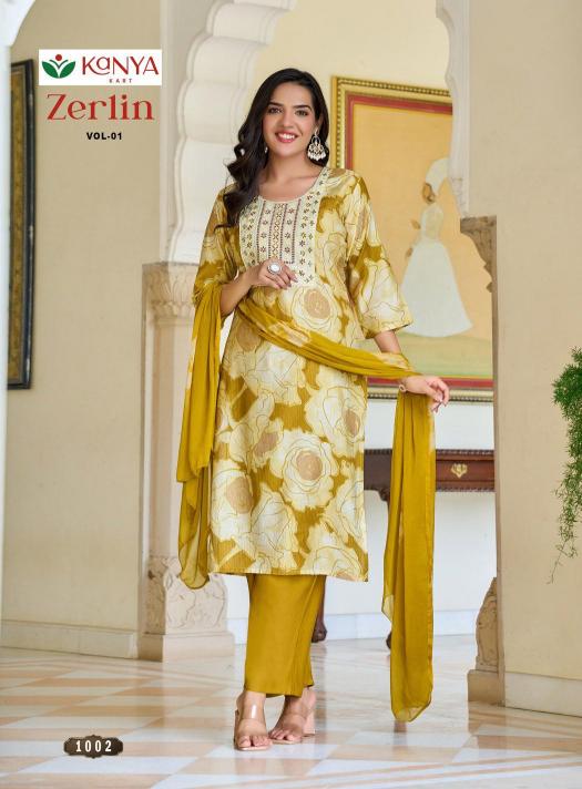 Kanya Zerlin vol 1 catalog wholesale dealers of kurtis in bangalore