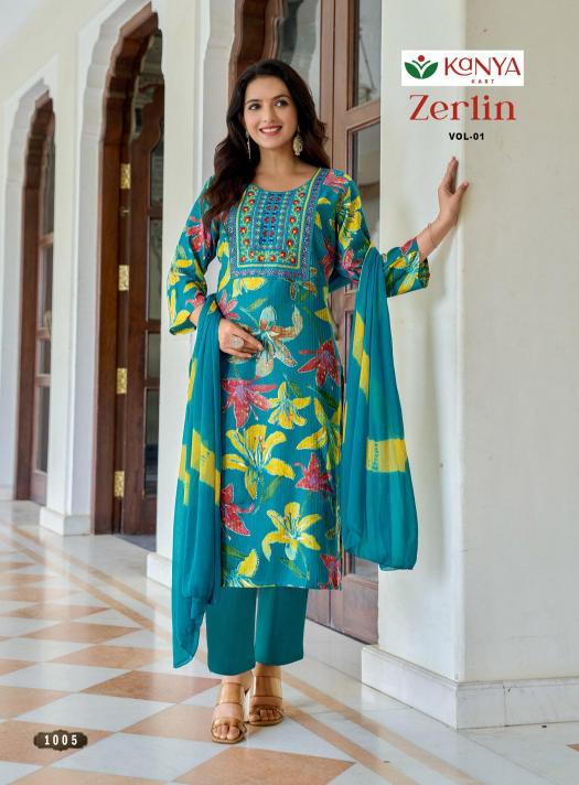 Kanya Zerlin vol 1 catalog wholesale dealers of kurtis in bangalore