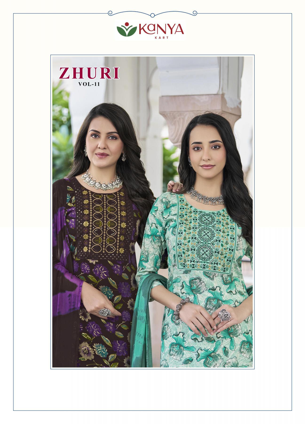 Kanya Zhuri vol 11 catalog wholesale catlog kurti online