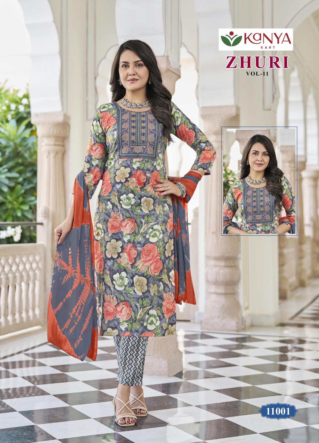 Kanya Zhuri vol 11 catalog wholesale catlog kurti online
