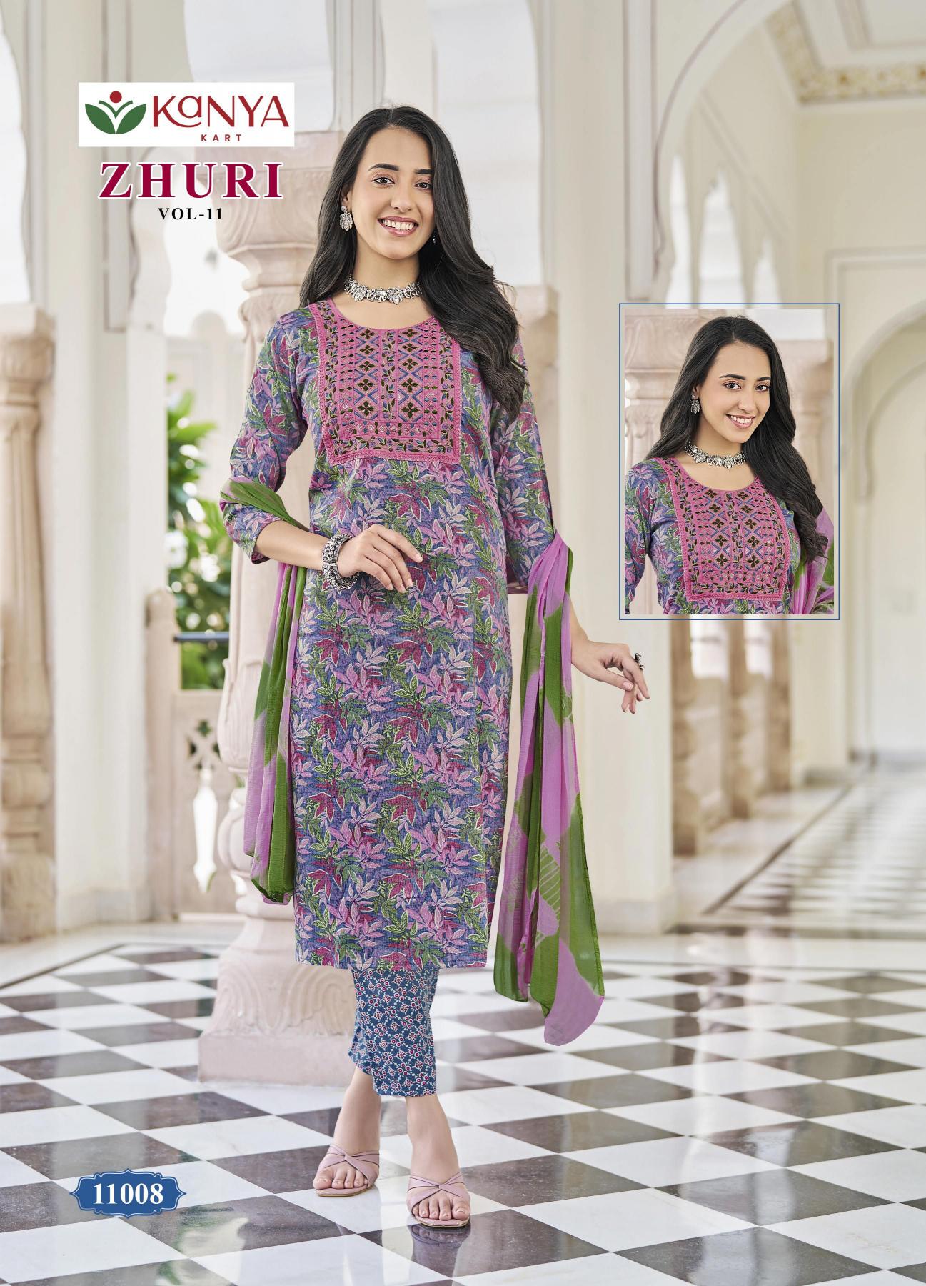 Kanya Zhuri vol 11 catalog wholesale catlog kurti online