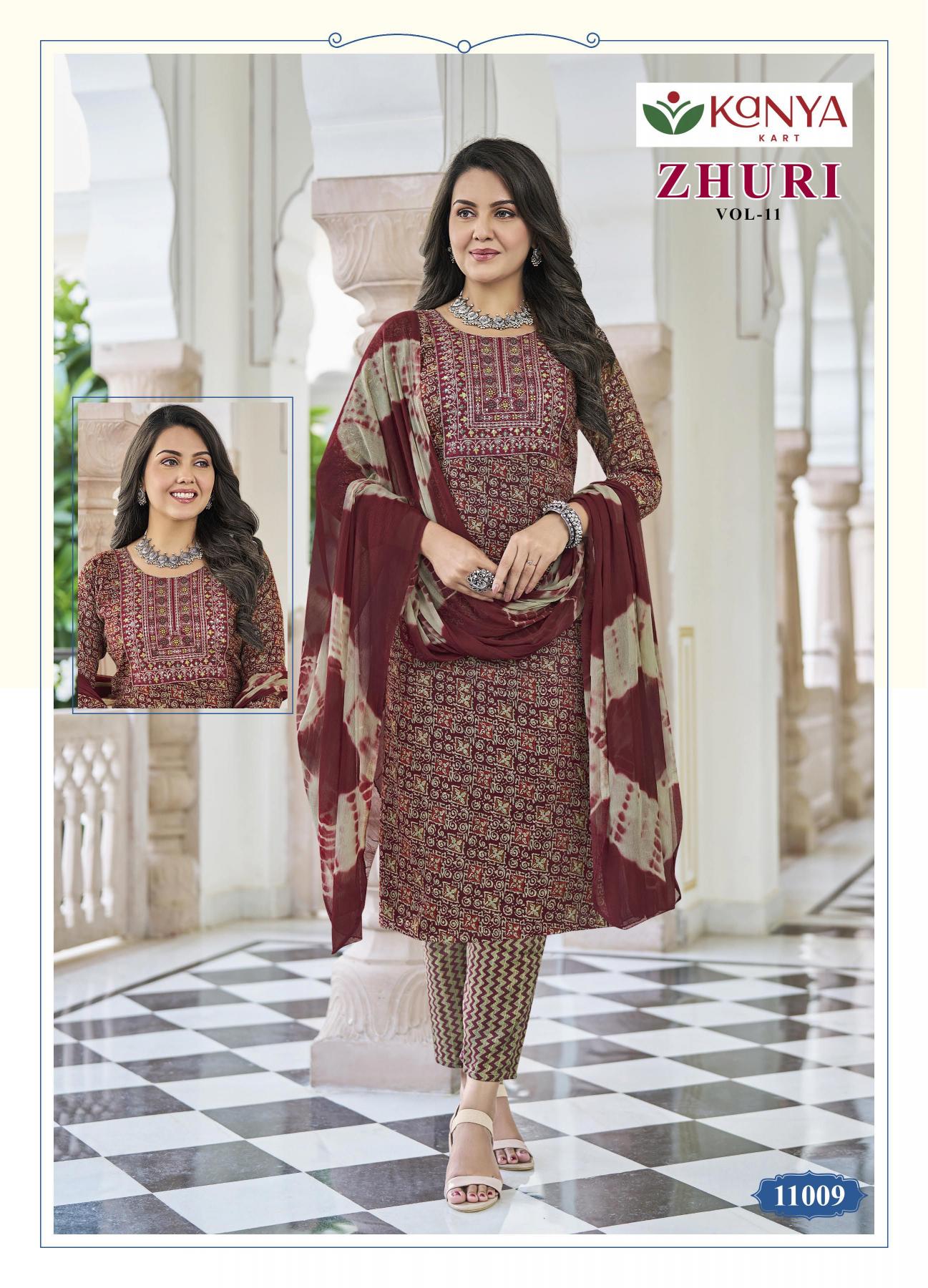 Kanya Zhuri vol 11 catalog wholesale catlog kurti online