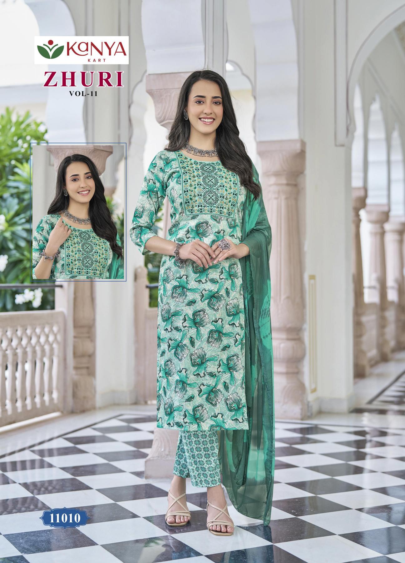 Kanya Zhuri vol 11 catalog wholesale catlog kurti online