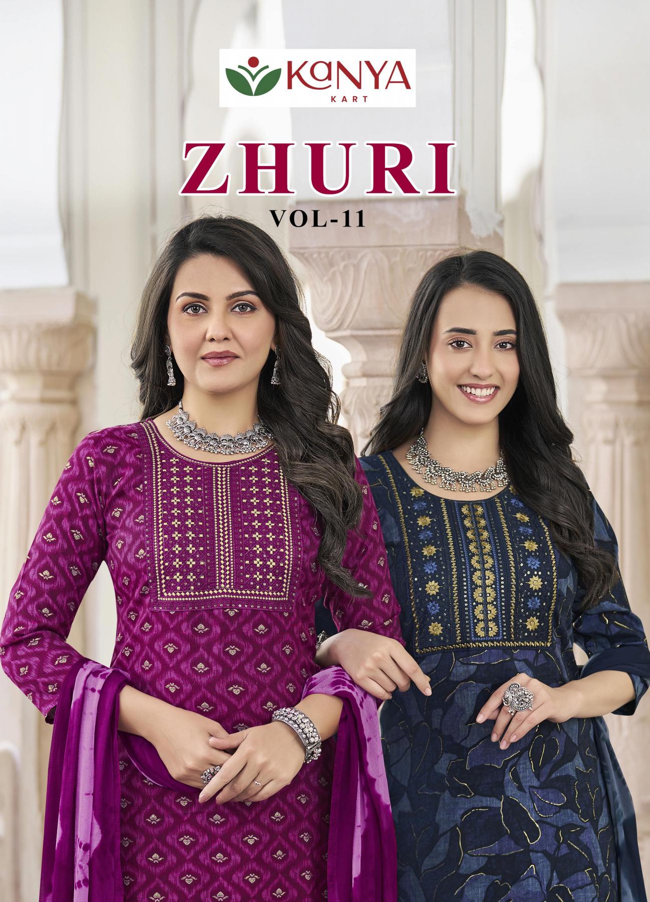 Kanya Zhuri vol 11 catalog wholesale catlog kurti online