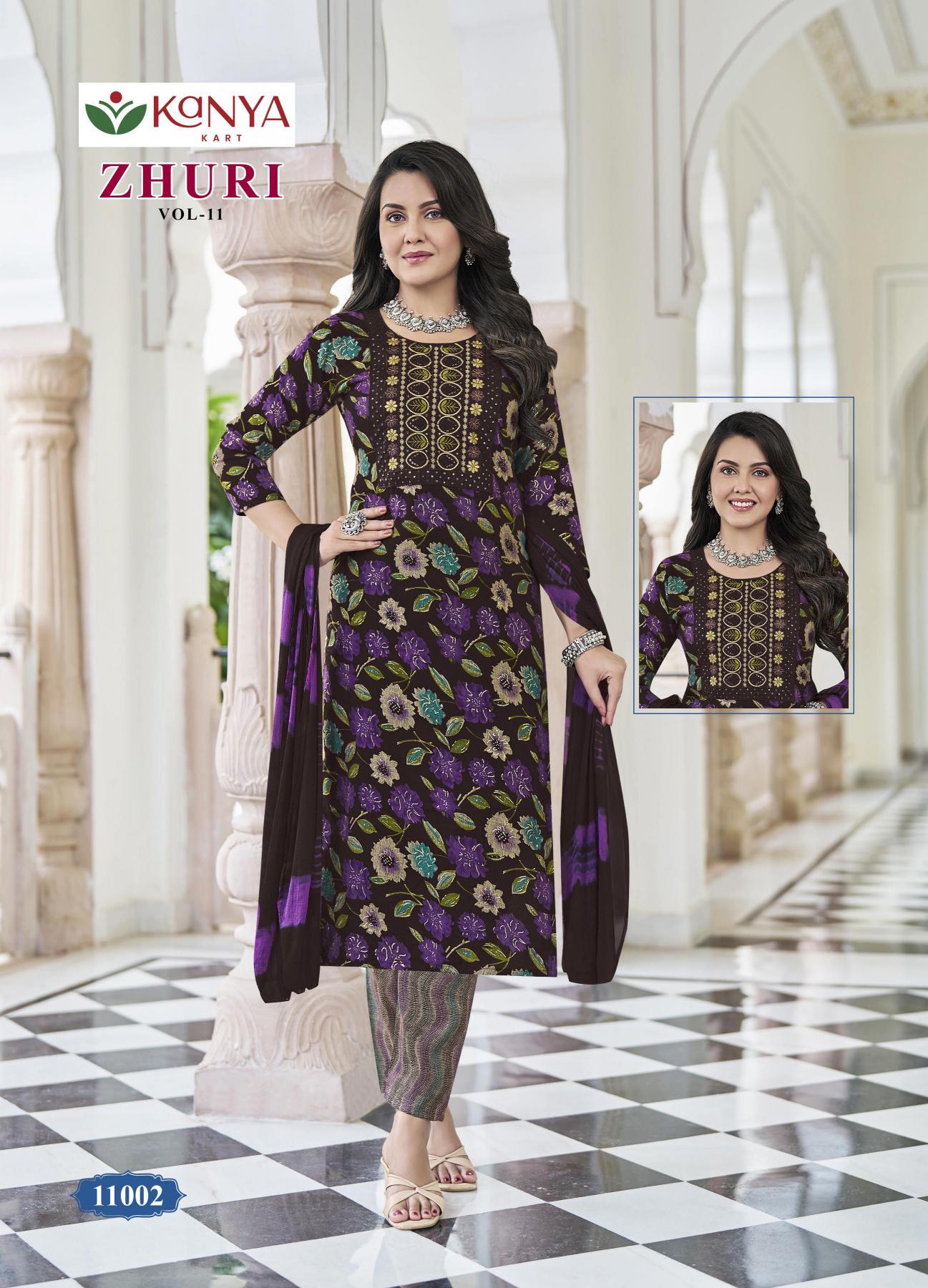 Kanya Zhuri vol 11 catalog wholesale catlog kurti online