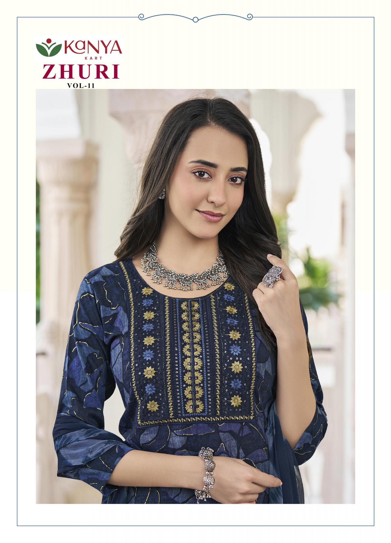 Kanya Zhuri vol 11 catalog wholesale catlog kurti online