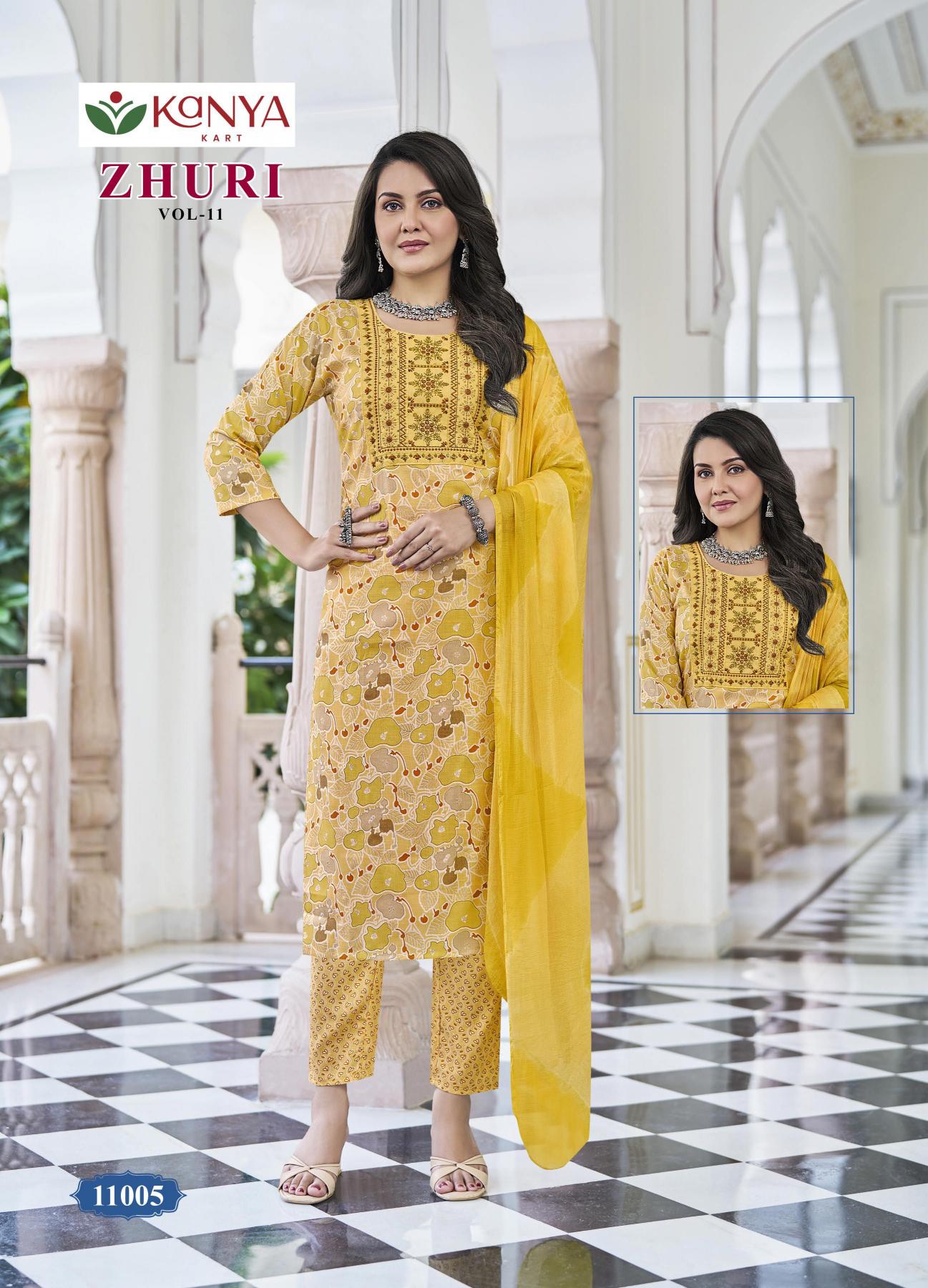 Kanya Zhuri vol 11 catalog wholesale catlog kurti online