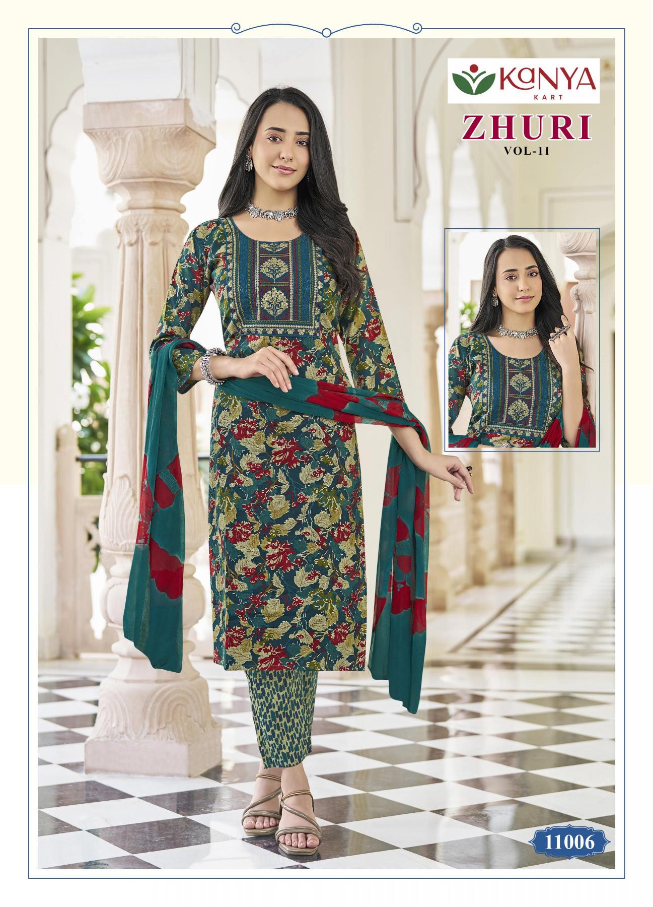 Kanya Zhuri vol 11 catalog wholesale catlog kurti online
