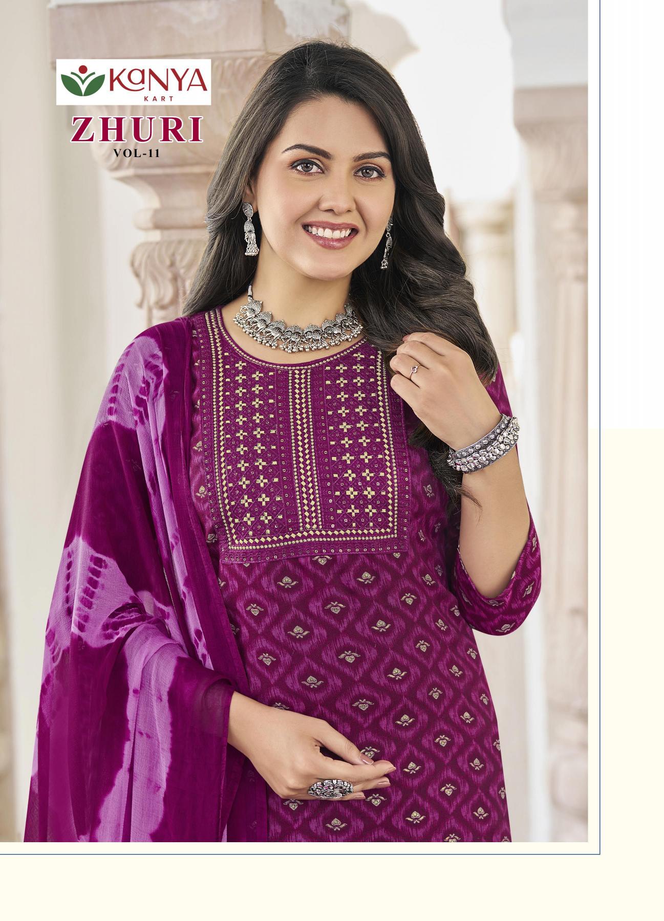 Kanya Zhuri vol 11 catalog wholesale catlog kurti online
