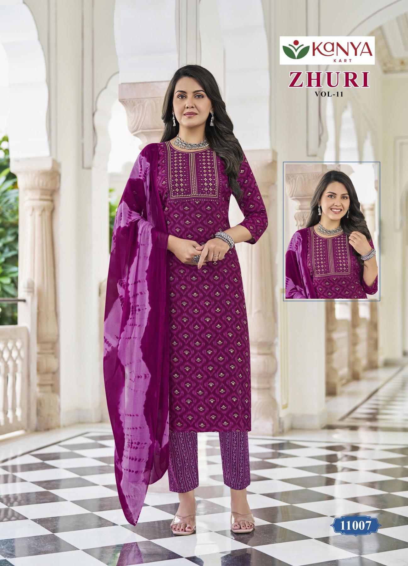 Kanya Zhuri vol 11 catalog wholesale catlog kurti online