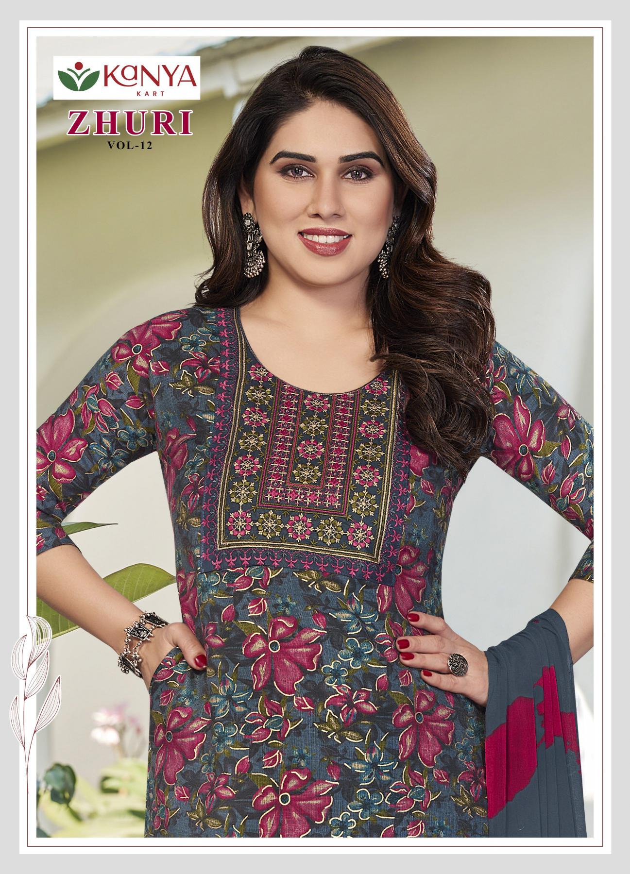 Kanya Zhuri vol 12 catalog wholesale buy kurti cheap