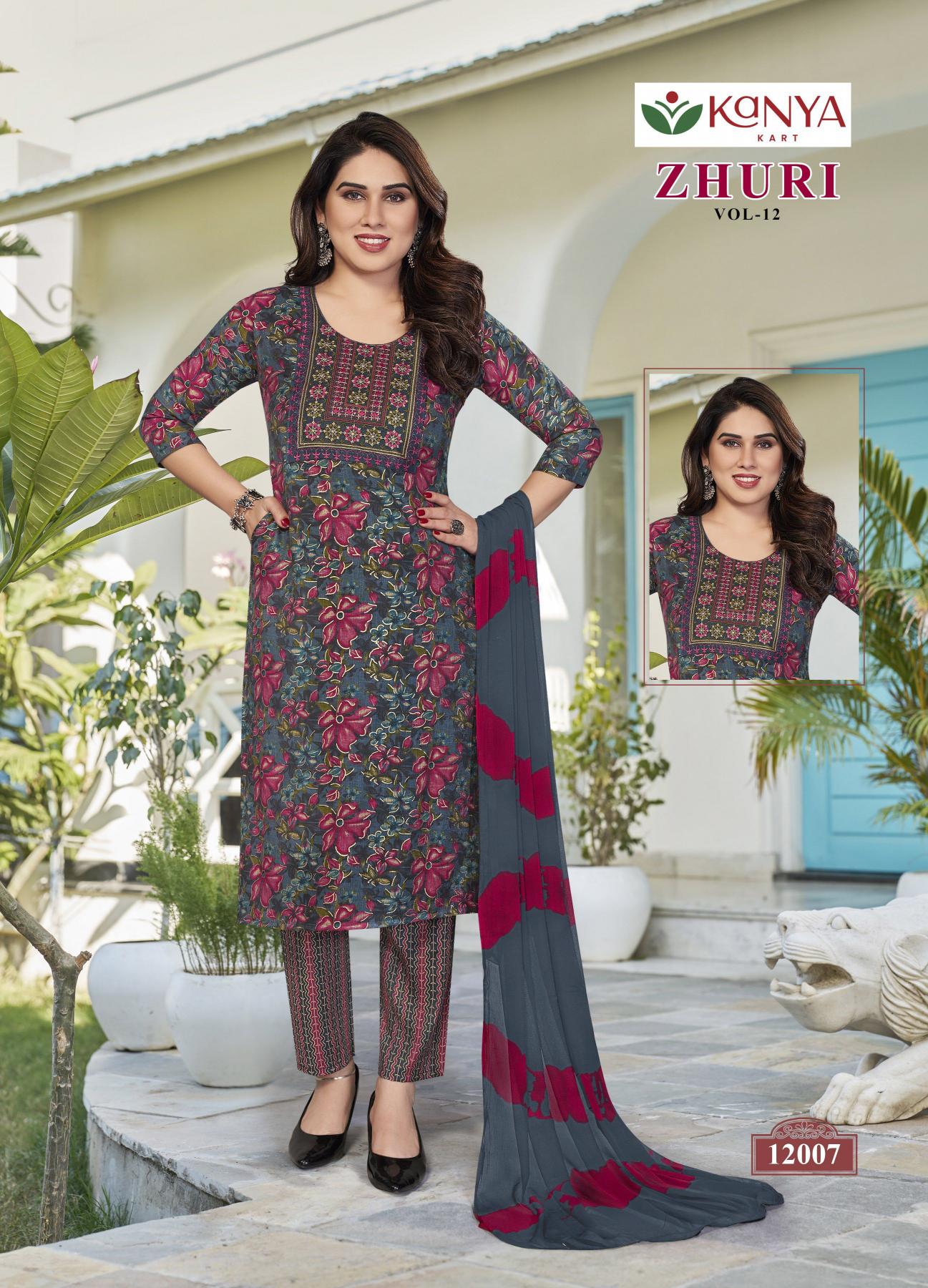 Kanya Zhuri vol 12 catalog wholesale buy kurti cheap
