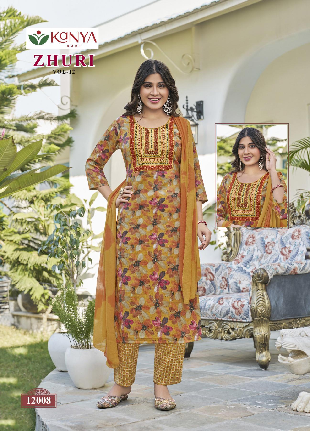Kanya Zhuri vol 12 catalog wholesale buy kurti cheap