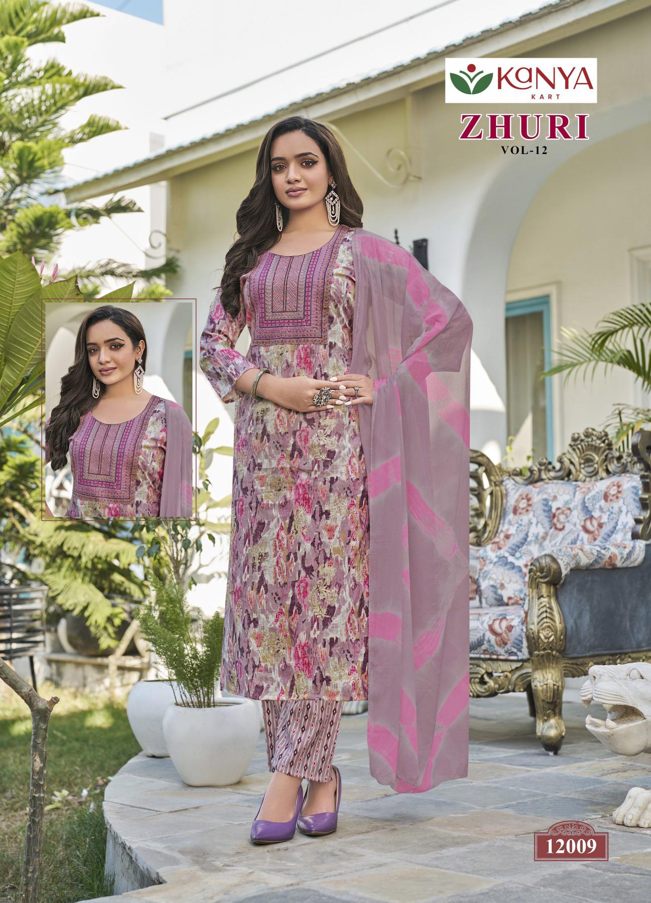 Kanya Zhuri vol 12 catalog wholesale buy kurti cheap