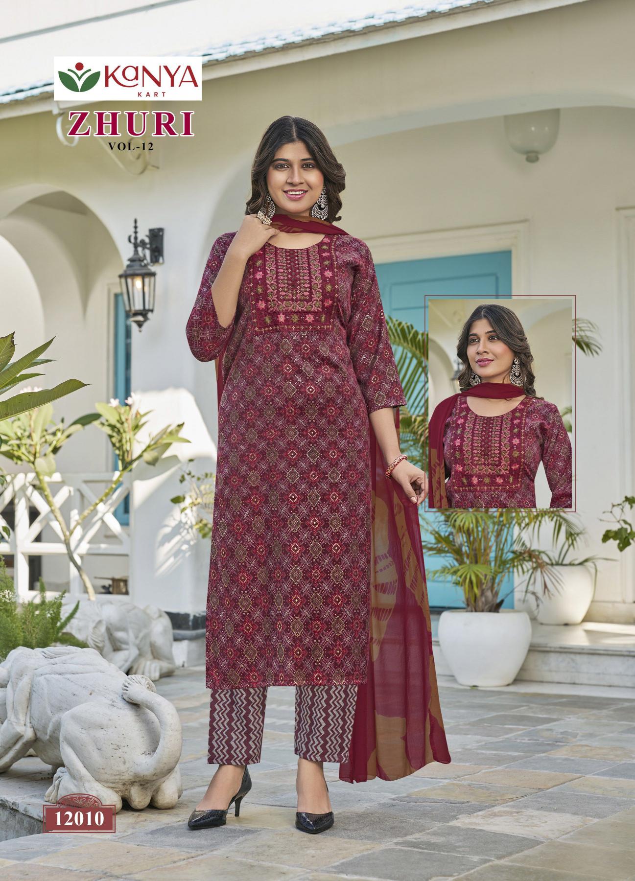 Kanya Zhuri vol 12 catalog wholesale buy kurti cheap
