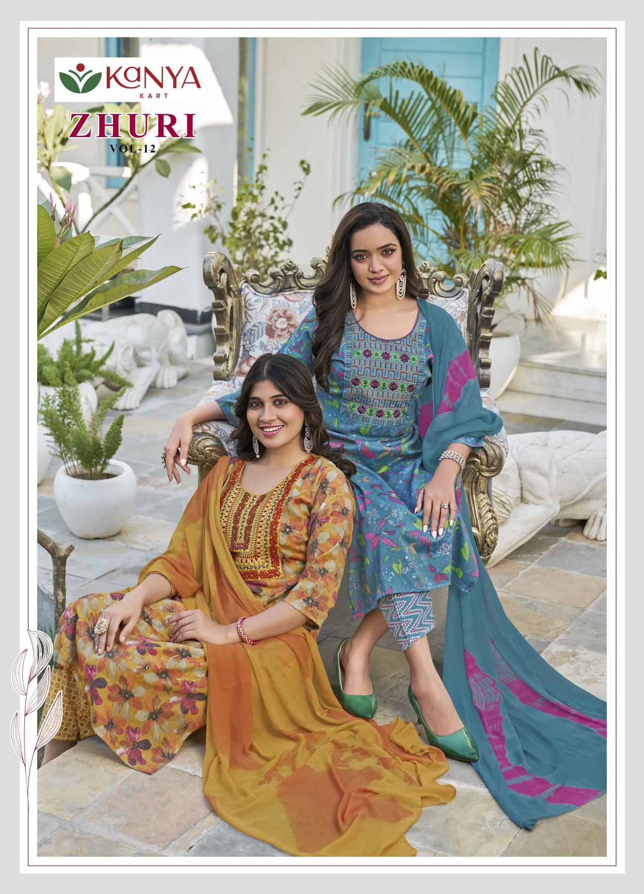 Kanya Zhuri vol 12 catalog wholesale buy kurti cheap