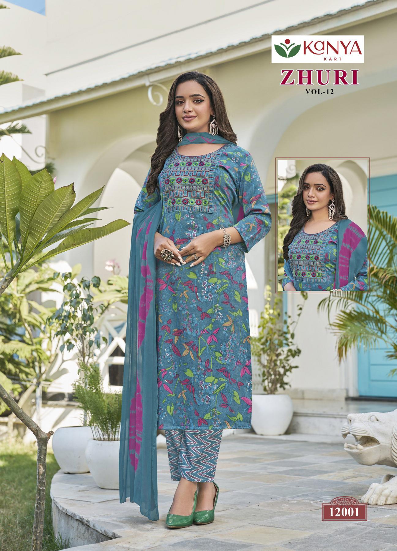 Kanya Zhuri vol 12 catalog wholesale buy kurti cheap