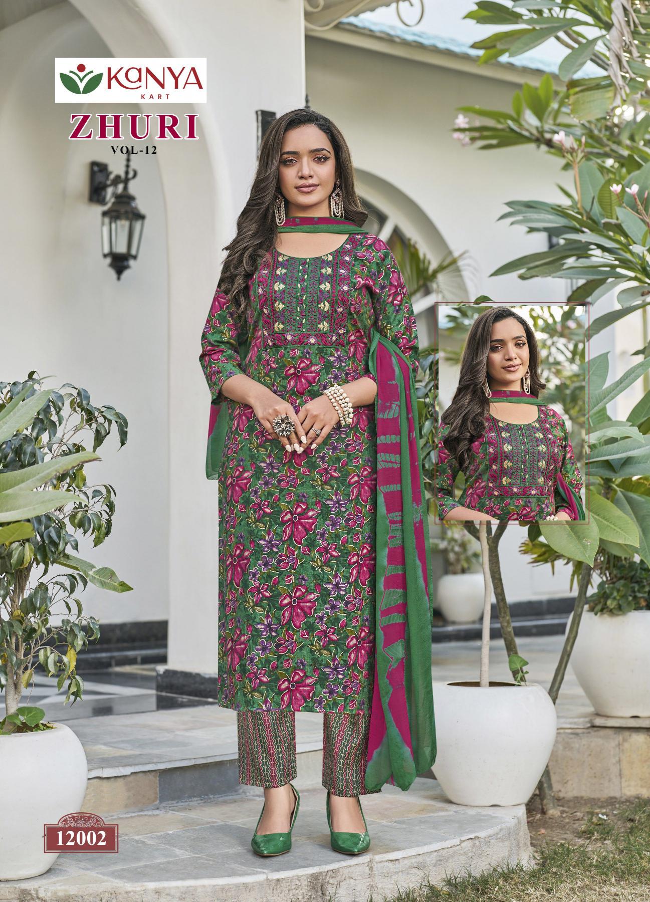 Kanya Zhuri vol 12 catalog wholesale buy kurti cheap