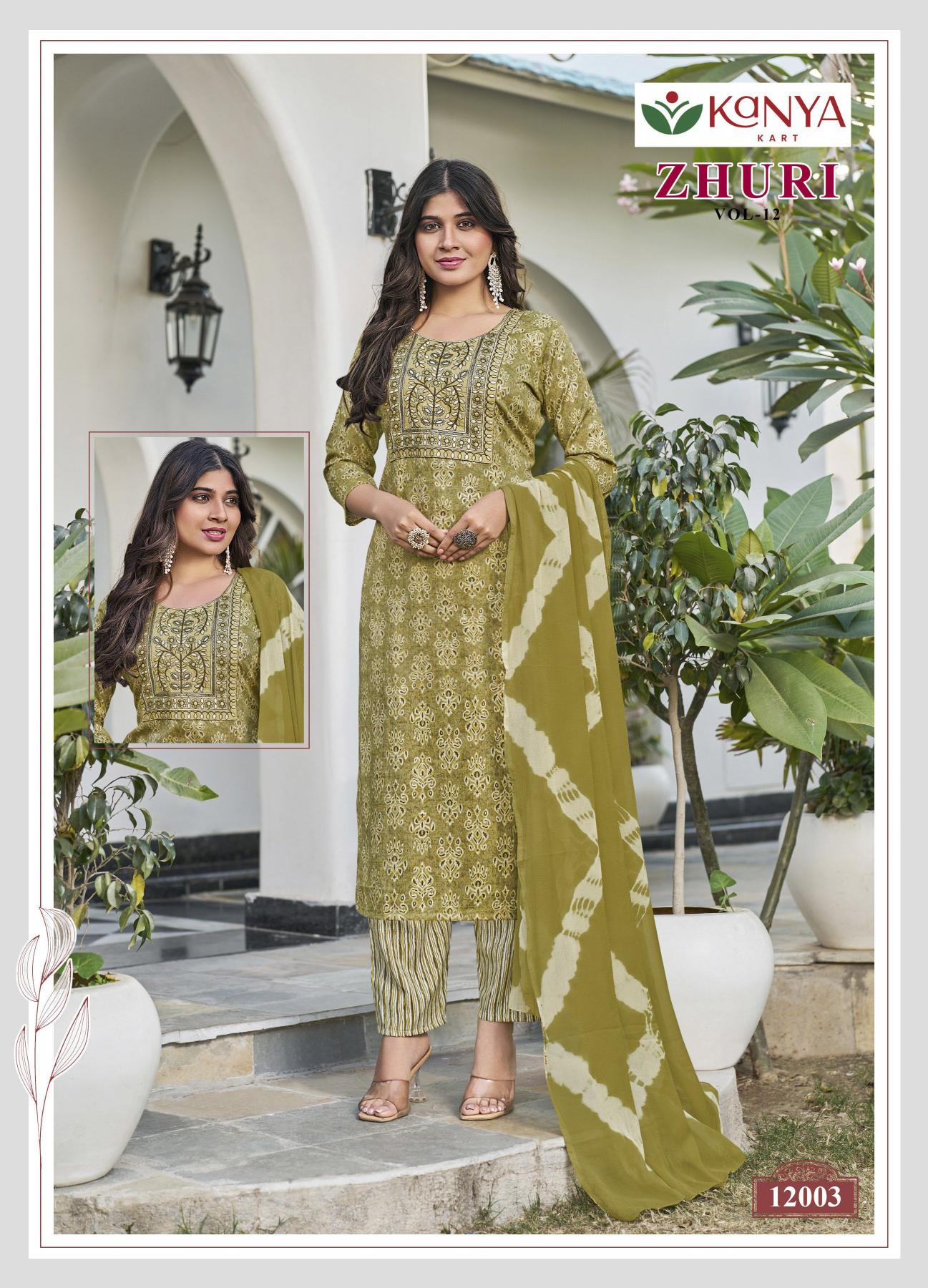 Kanya Zhuri vol 12 catalog wholesale buy kurti cheap