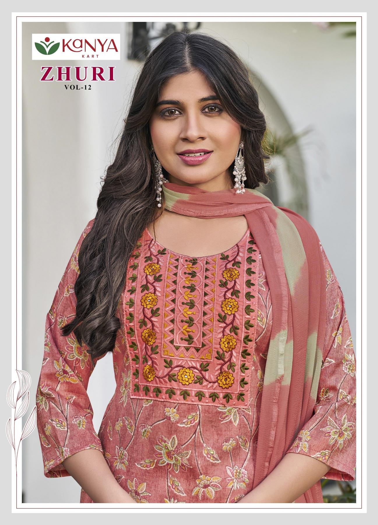 Kanya Zhuri vol 12 catalog wholesale buy kurti cheap