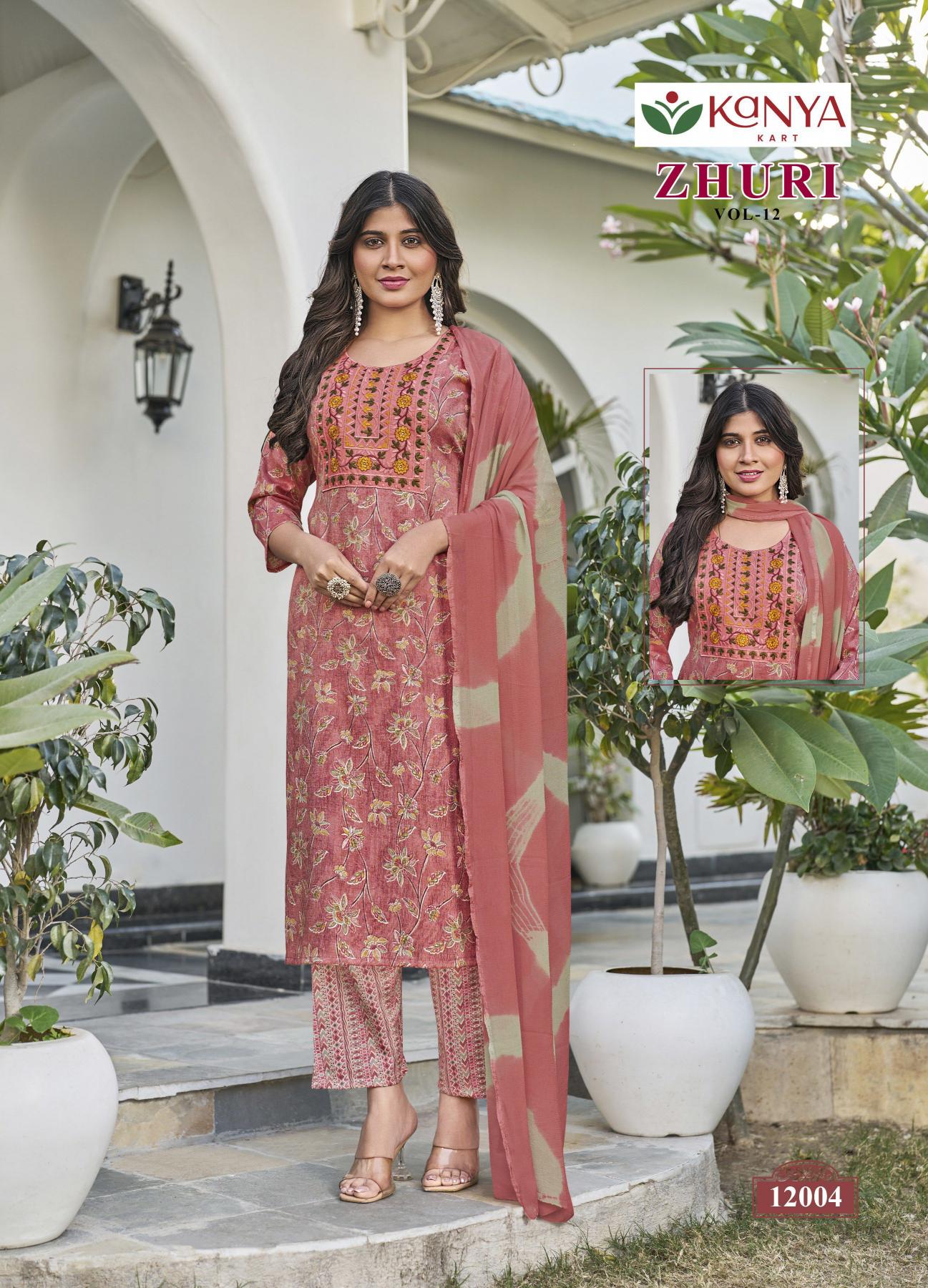 Kanya Zhuri vol 12 catalog wholesale buy kurti cheap