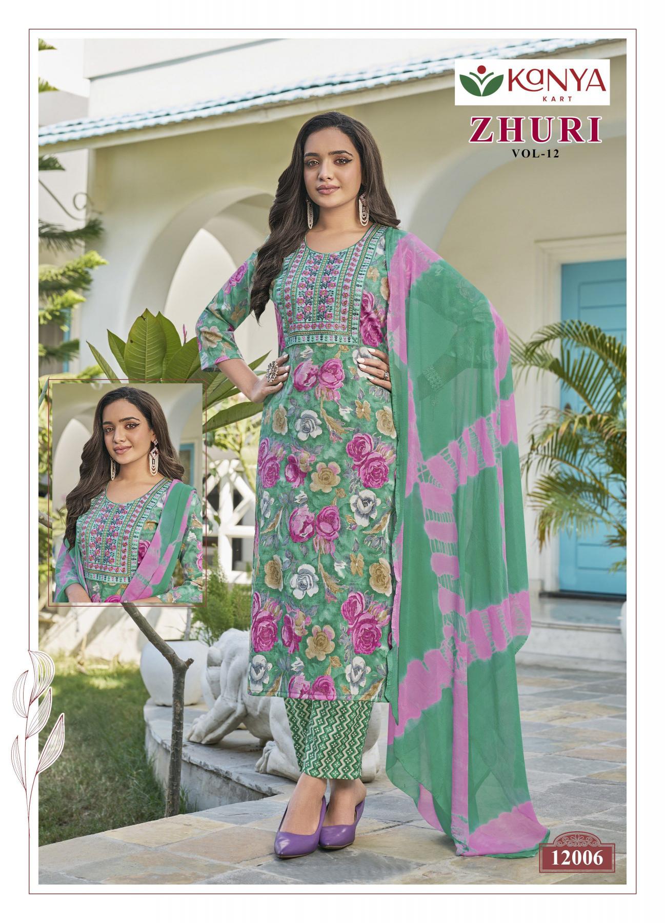 Kanya Zhuri vol 12 catalog wholesale buy kurti cheap