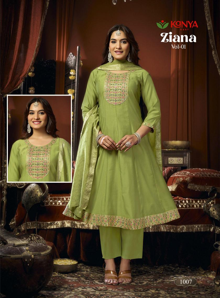 Kanya Ziana vol 1 catalog wholesale best factory for kurtis
