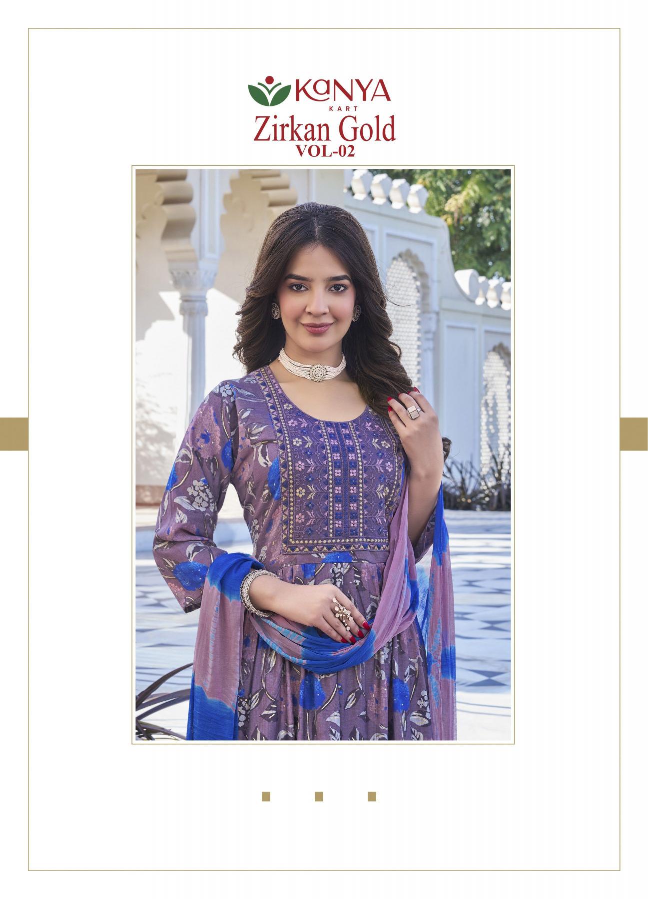 Kanya Zirkan Gold vol 2 catalog where to buy wholesale kurti shop kolkata