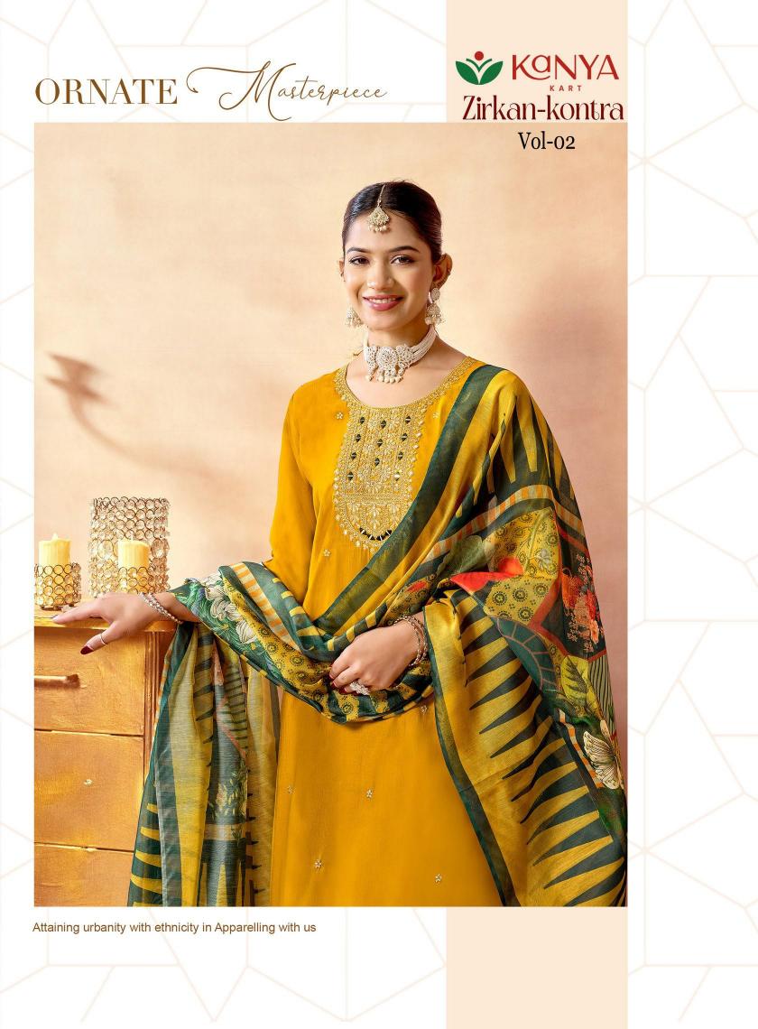 Kanya Zirkan Kontra vol 2 catalog kurti wholesaler in raipur