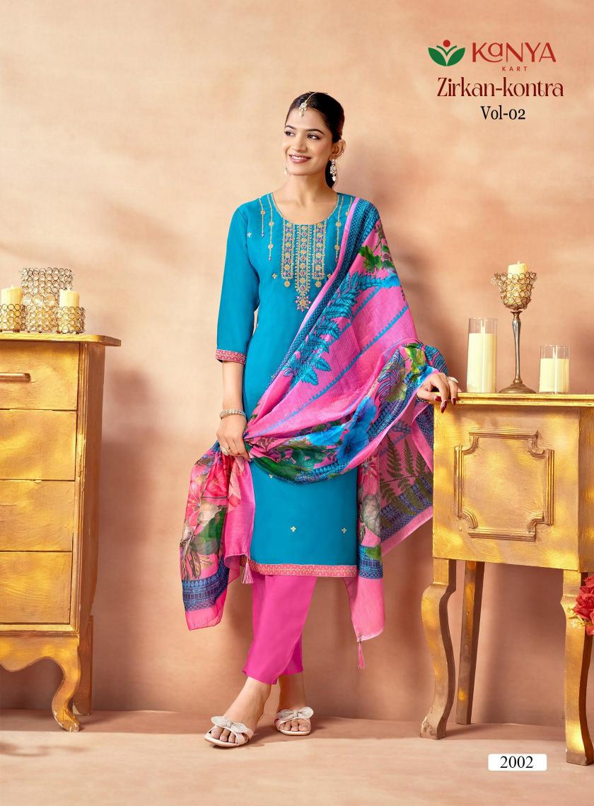 Kanya Zirkan Kontra vol 2 catalog kurti wholesaler in raipur