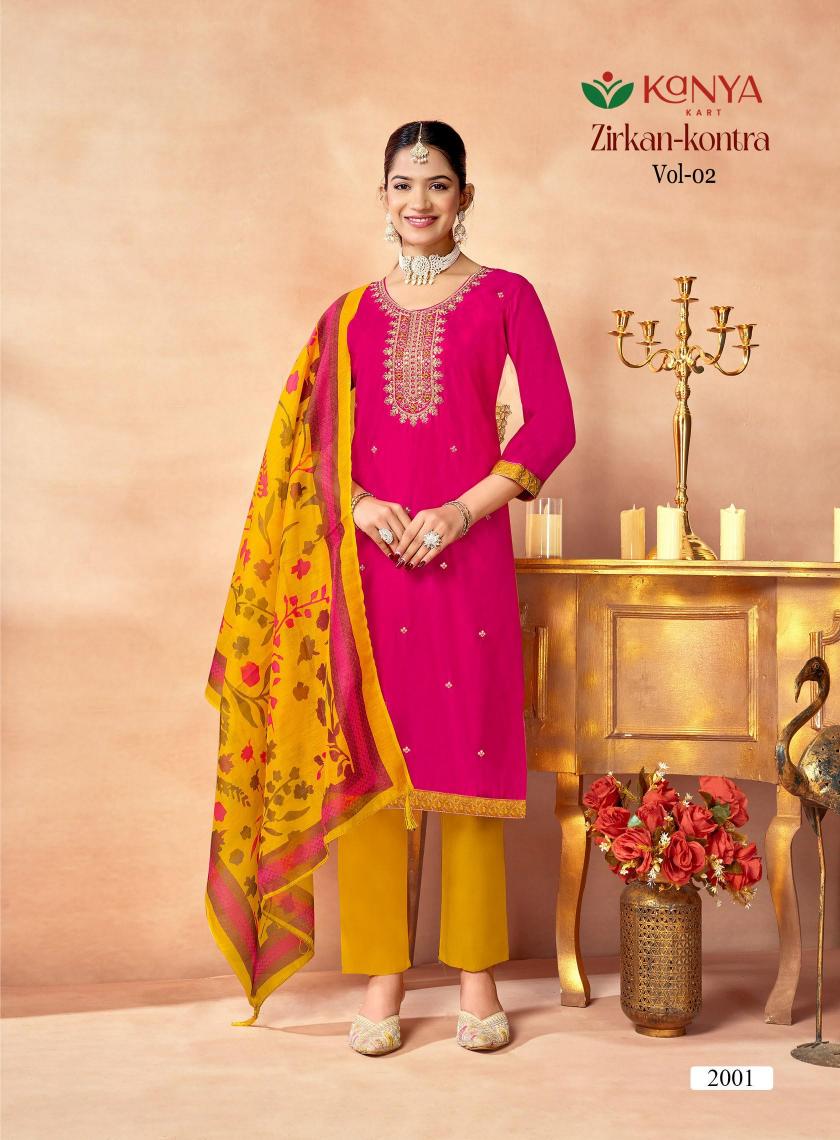 Kanya Zirkan Kontra vol 2 catalog kurti wholesaler in raipur