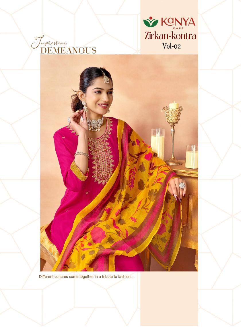 Kanya Zirkan Kontra vol 2 catalog kurti wholesaler in raipur