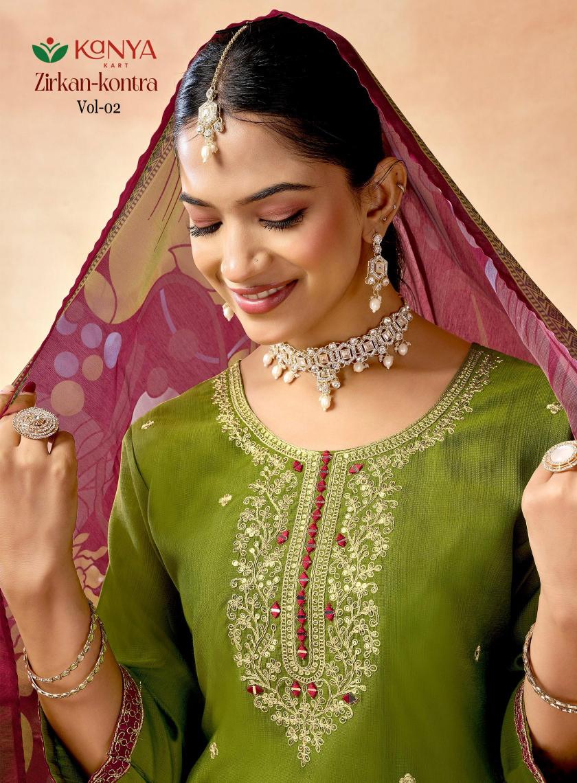 Kanya Zirkan Kontra vol 2 catalog kurti wholesaler in raipur