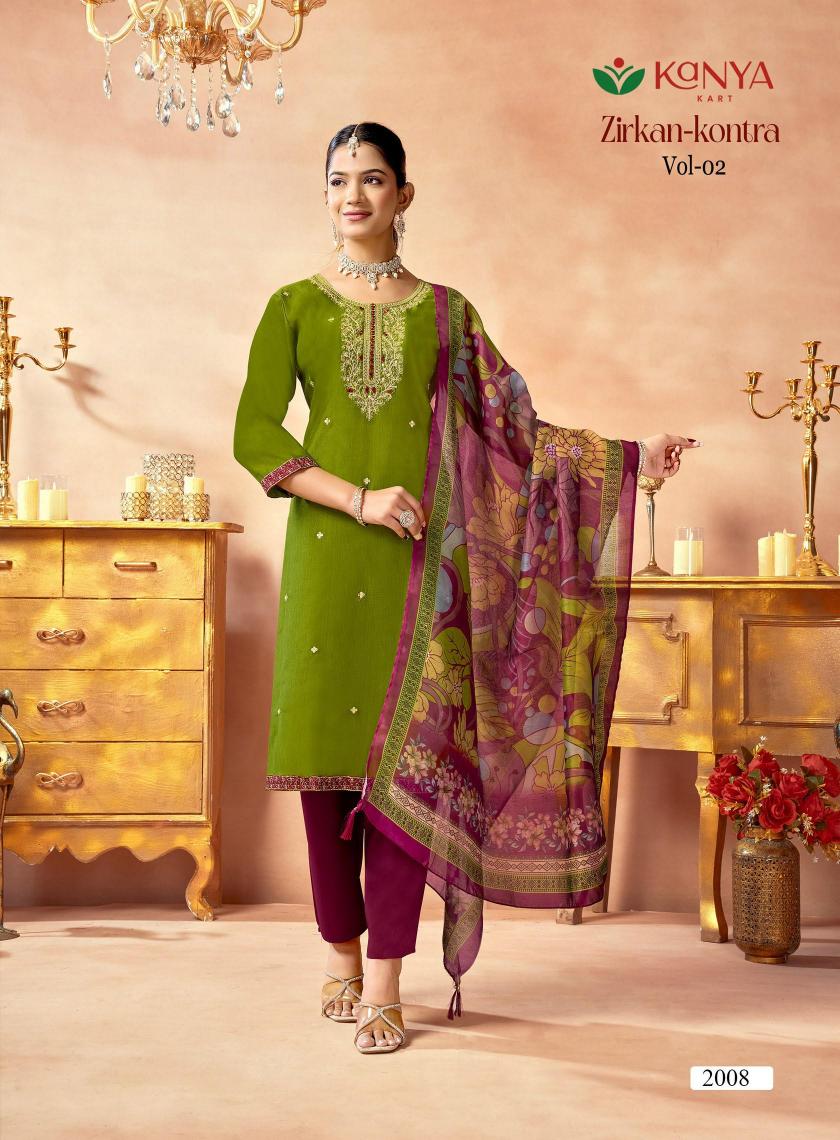 Kanya Zirkan Kontra vol 2 catalog kurti wholesaler in raipur