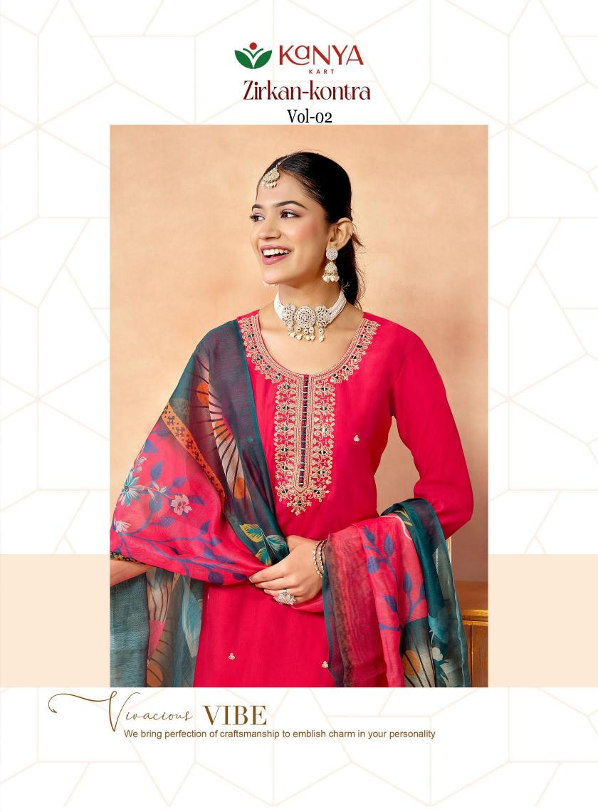 Kanya Zirkan Kontra vol 2 catalog kurti wholesaler in raipur