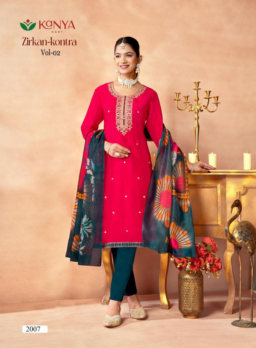 Kanya Zirkan Kontra vol 2 catalog kurti wholesaler in raipur