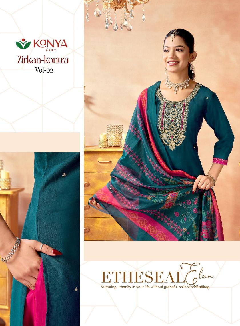 Kanya Zirkan Kontra vol 2 catalog kurti wholesaler in raipur