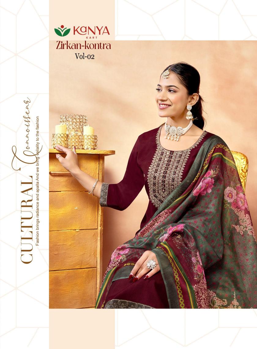 Kanya Zirkan Kontra vol 2 catalog kurti wholesaler in raipur