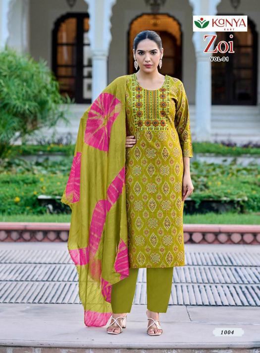 Kanya Zoi vol 1 catalog w branded kurtis wholesale in delhi