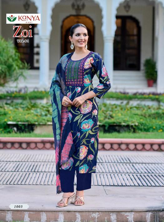 Kanya Zoi vol 1 catalog w branded kurtis wholesale in delhi