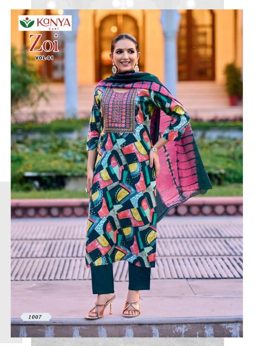 Kanya Zoi vol 1 catalog w branded kurtis wholesale in delhi