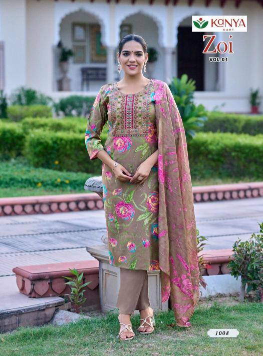 Kanya Zoi vol 1 catalog w branded kurtis wholesale in delhi