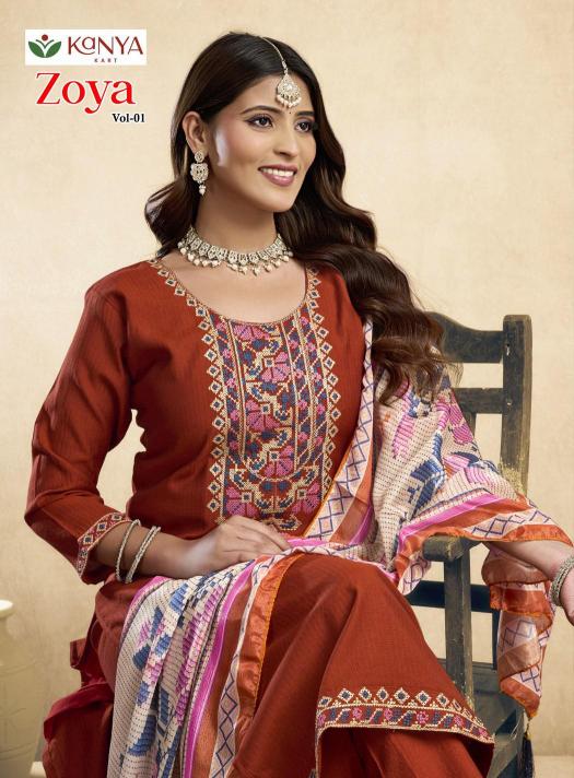 Kanya Zoya vol 1 catalog w kurtis for wholesale