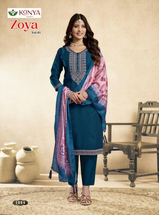 Kanya Zoya vol 1 catalog w kurtis for wholesale